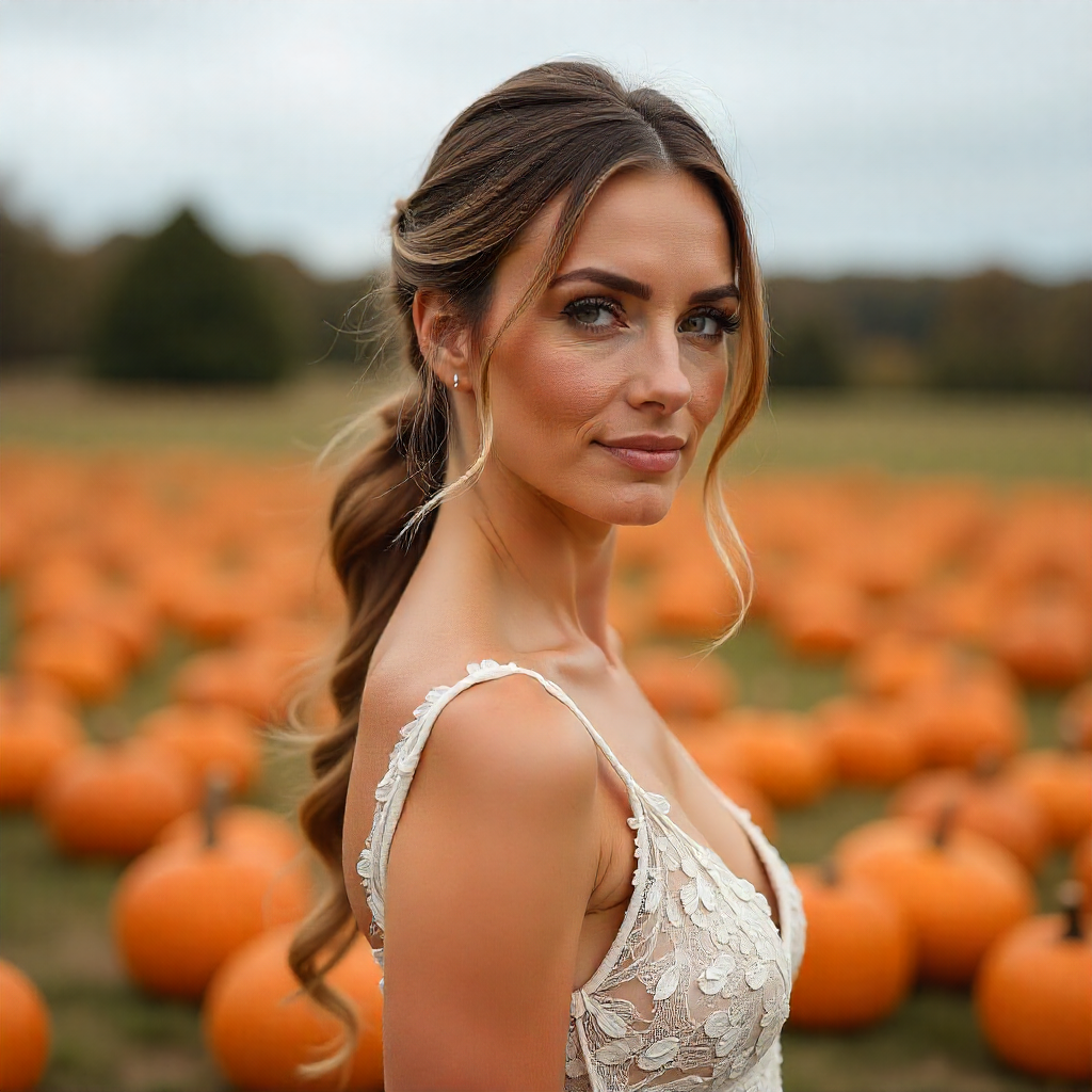 27 Best Bridal Hair and Makeup Ideas for Your Big Day 10 Low Ponytail with Bronze Glow
