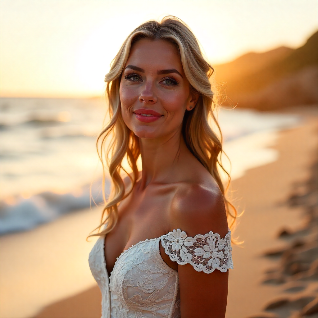 27 Best Bridal Hair and Makeup Ideas for Your Big Day 9 Side Swept Curls with Coral Lipstick