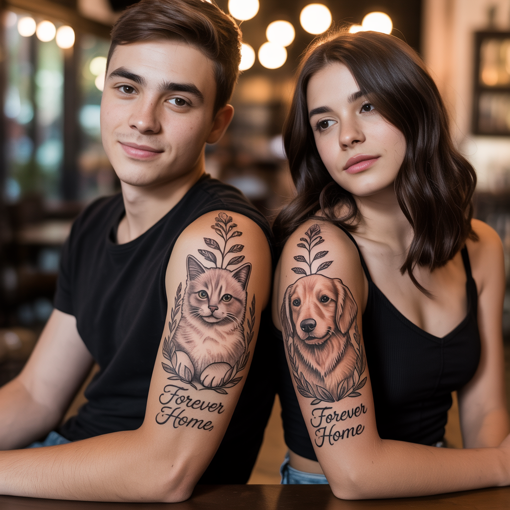 12 Unique and Romantic Couple Tattoo Ideas 8 Animal Pairs