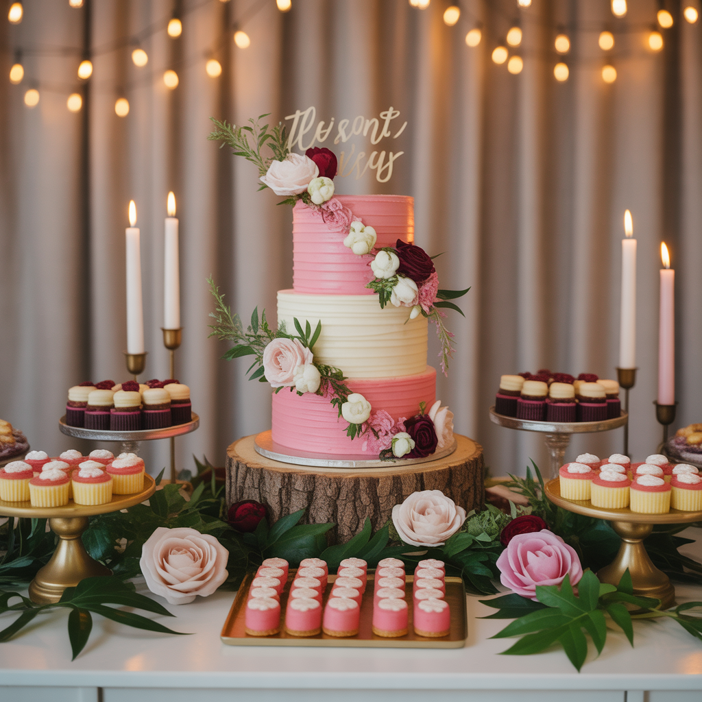 20 Elegant & Fun Wedding Dessert Table Ideas to Inspire 20 Artistic Dessert Styling