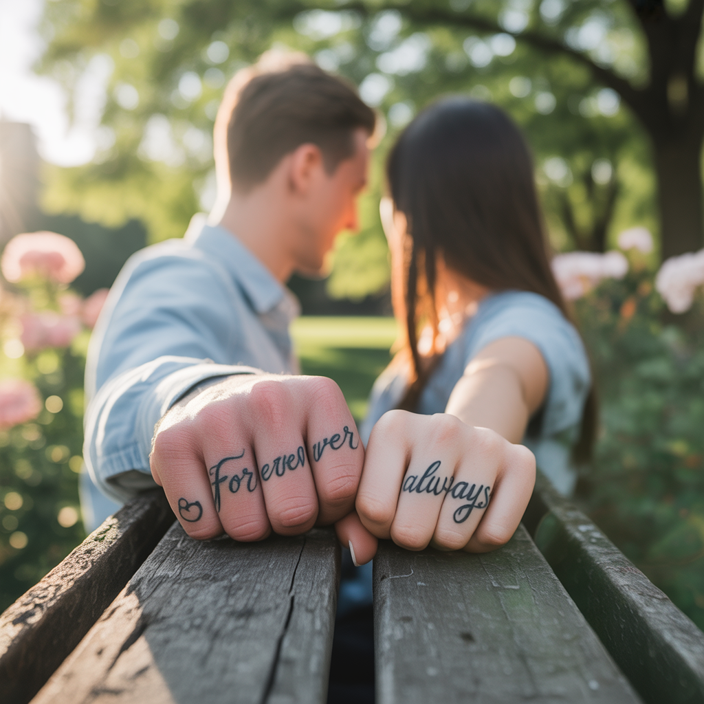 12 Unique and Romantic Couple Tattoo Ideas 12 Finger Tattoos