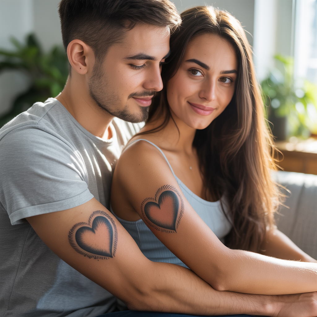 12 Unique and Romantic Couple Tattoo Ideas 10 Matching Hearts