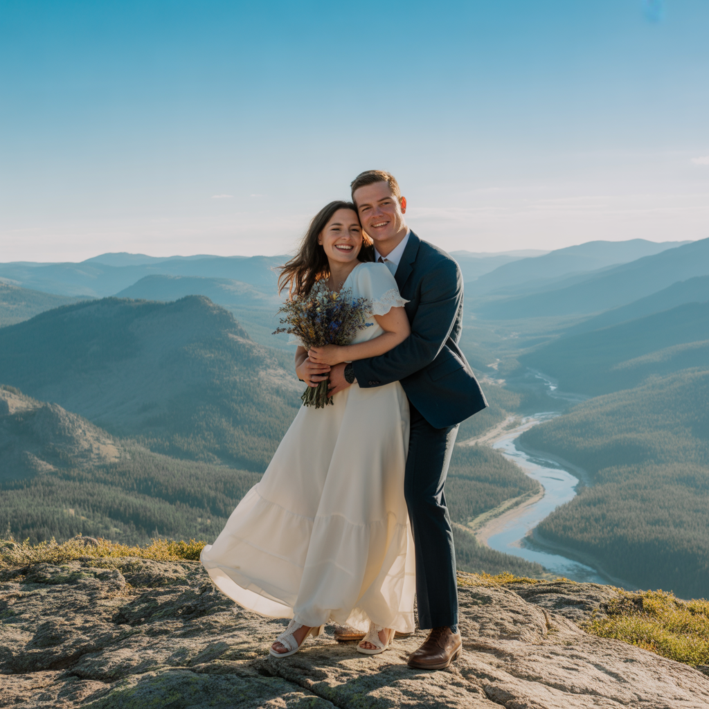 Mountain Escape Engagement Photoshoot Ideas