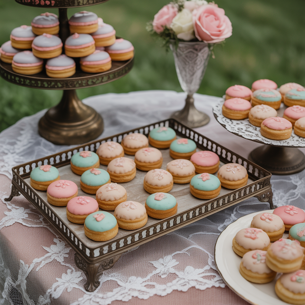 20 Elegant & Fun Wedding Dessert Table Ideas to Inspire 9 Vintage-Inspired Pastry Spread