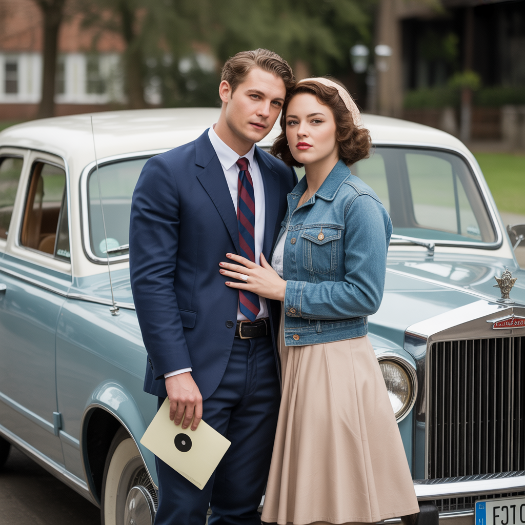 Vintage Vibe Engagement Photoshoot Ideas