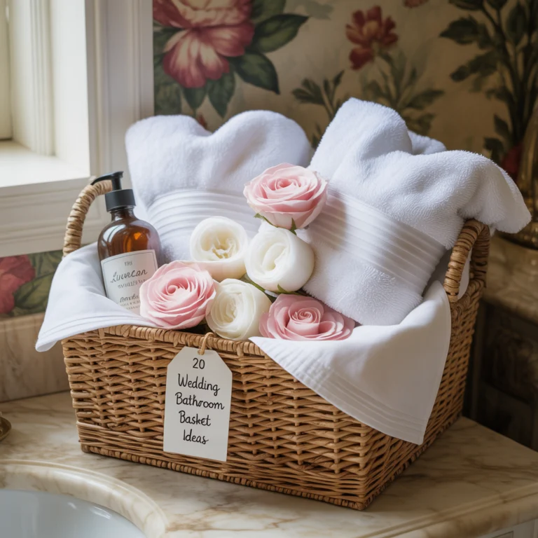 Wedding Bathroom Basket