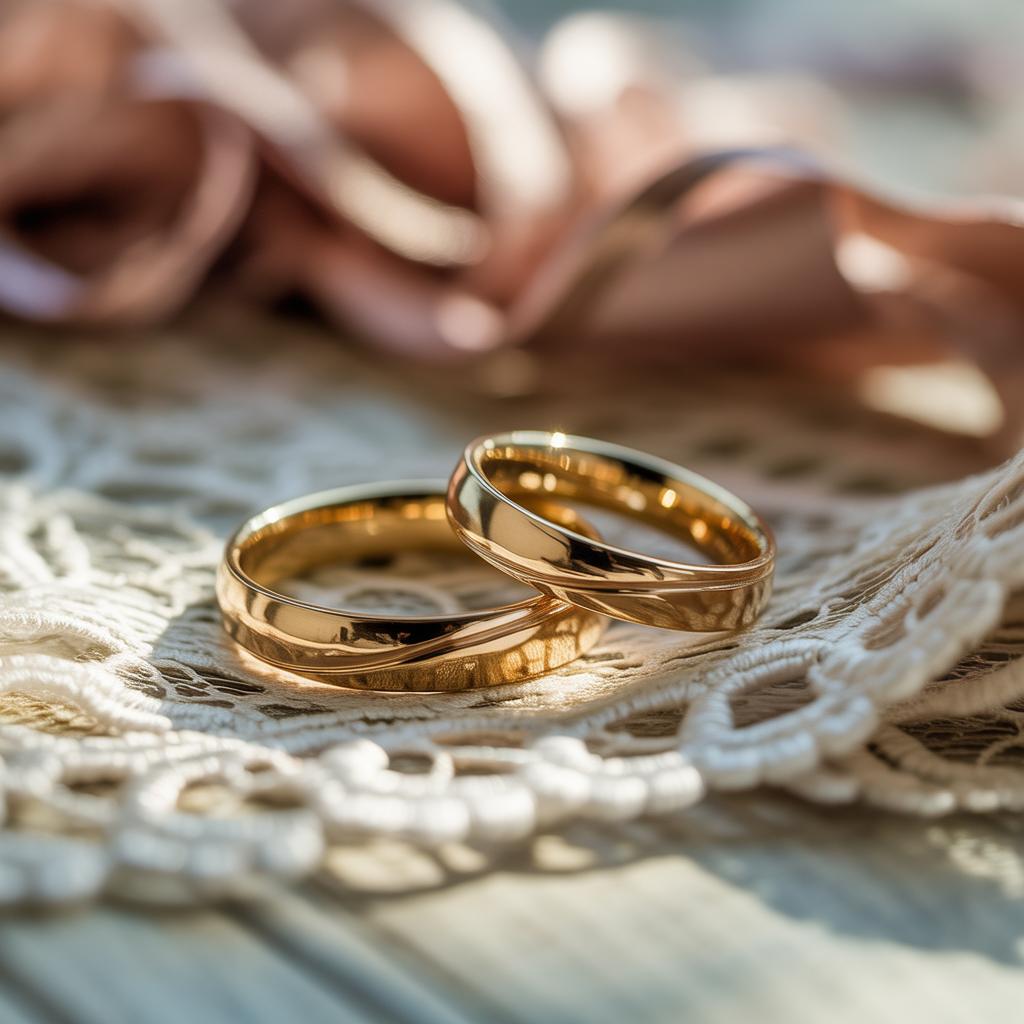 Stunning 12 Wedding Detail Shots for Your Big Day 3 The Rings Resting in Stillness