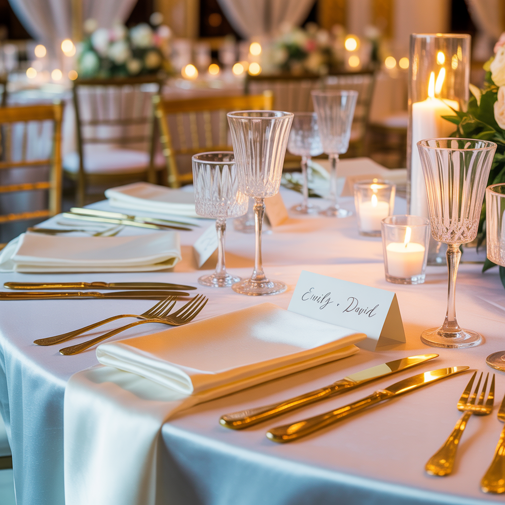 Stunning 12 Wedding Detail Shots for Your Big Day 7 Table Settings in Silence