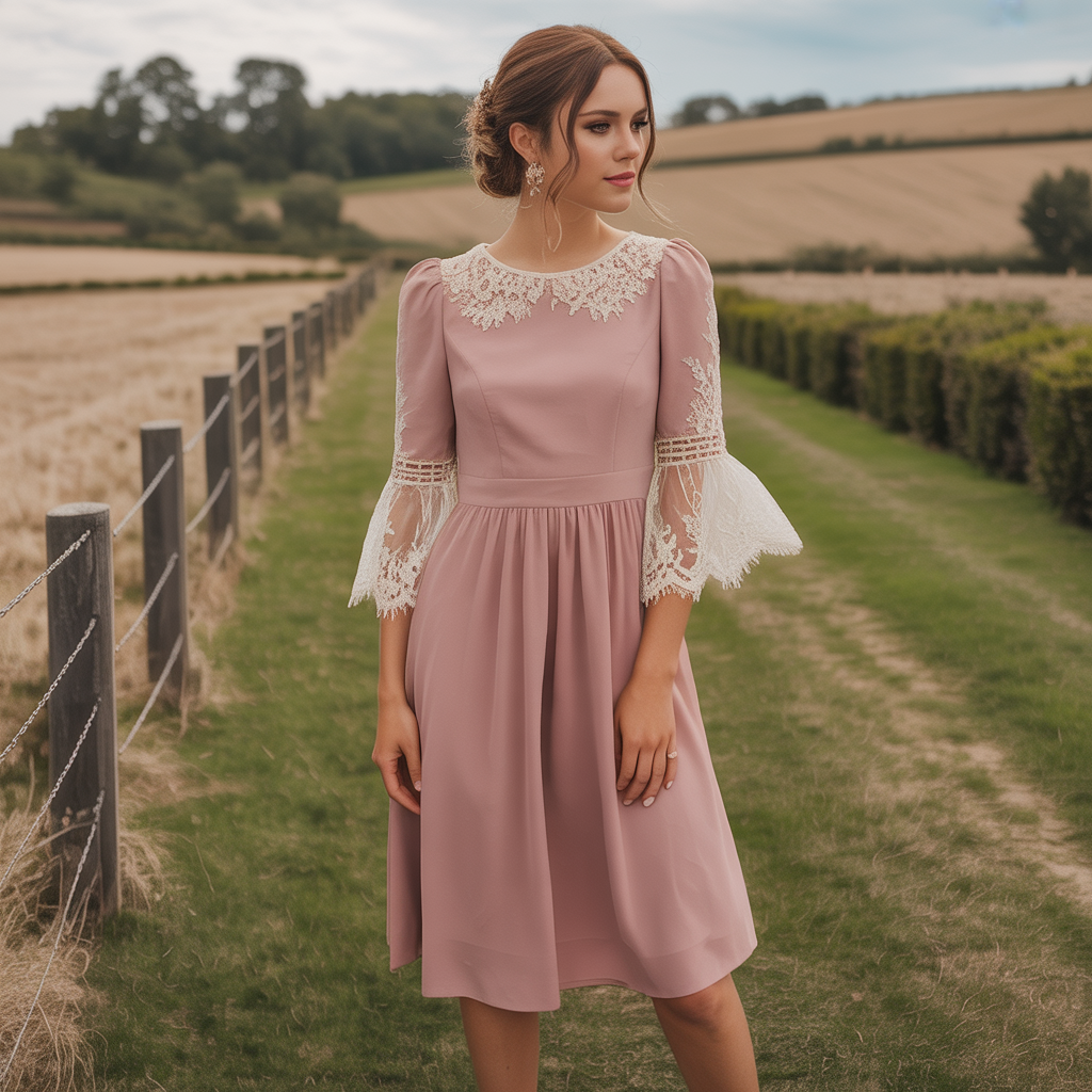 Elegant 15 Wedding Guest Dress Styles You’ll Love 9 Lace Subtlety