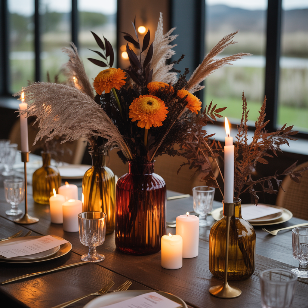 15 Burnt Orange Weddings: Bold, Warm & Unforgettable Themes 10 Burnt Orange Wedding Centerpieces