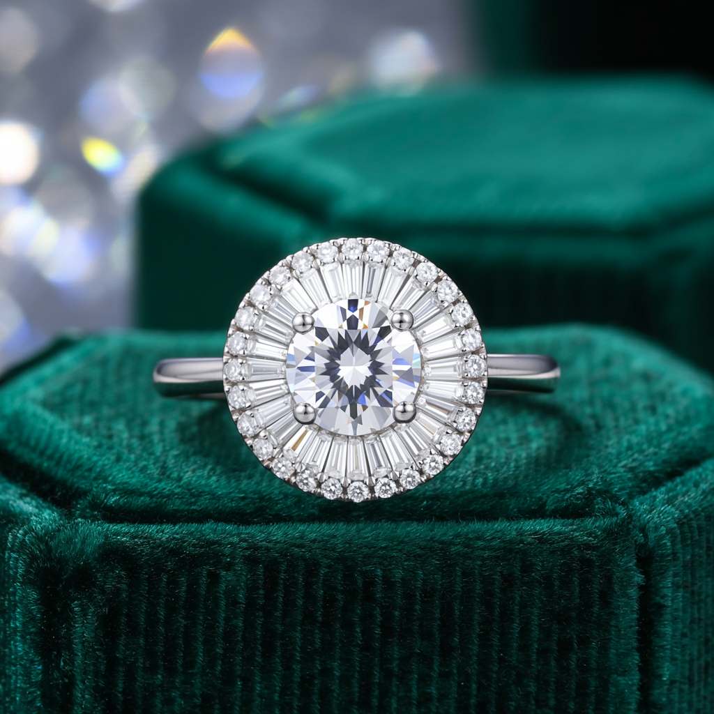 Baguette Halo Design