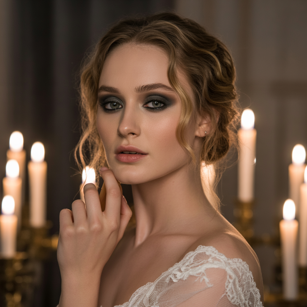 Smokey Eyes with Neutral Lips