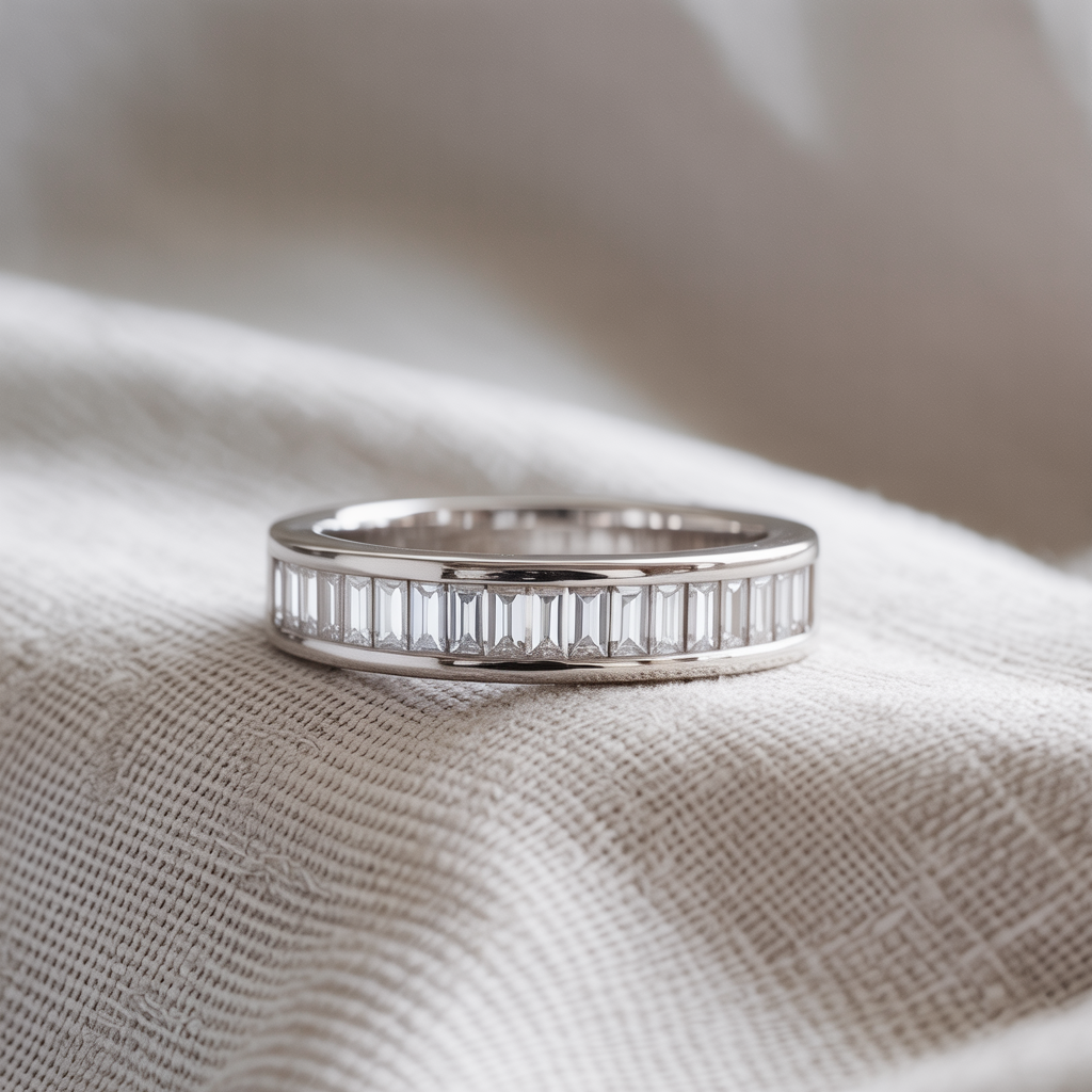 Half-Eternity Baguette Band