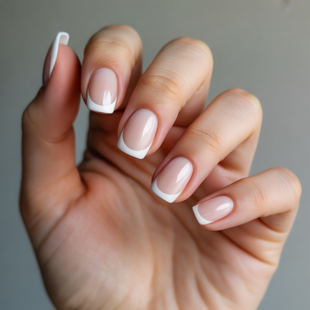 Acrylic Nails with Negative Space
