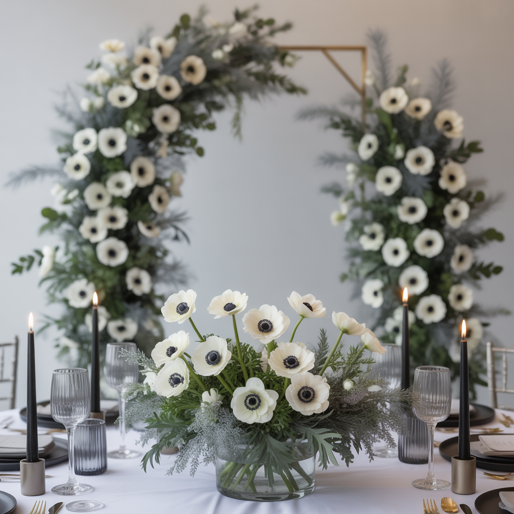 Anemones for Striking Contrast