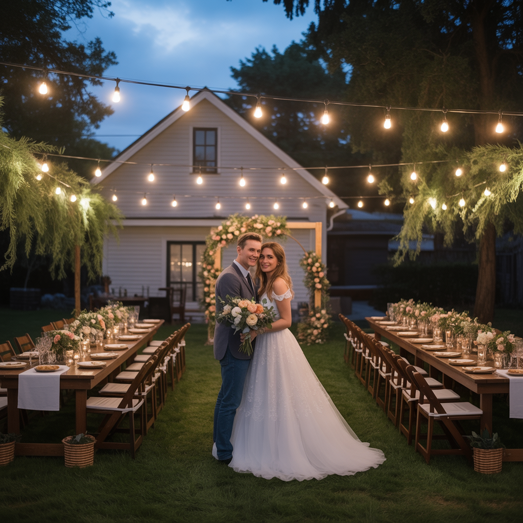 12 Small Wedding Ideas for Intimate and Memorable Celebrations 1 Backyard Wedding Charm