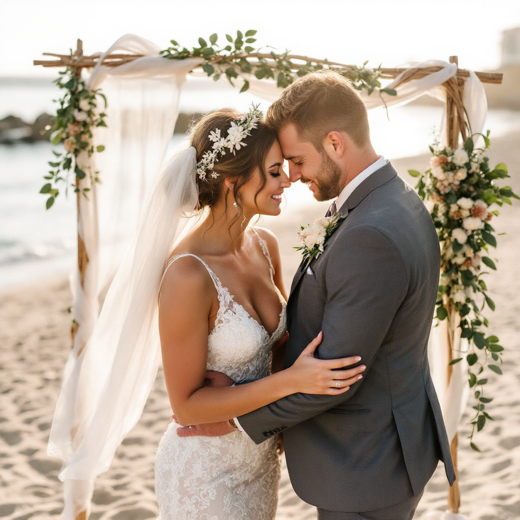12 Small Wedding Ideas for Intimate and Memorable Celebrations 8 Beachfront Wedding Simplicity
