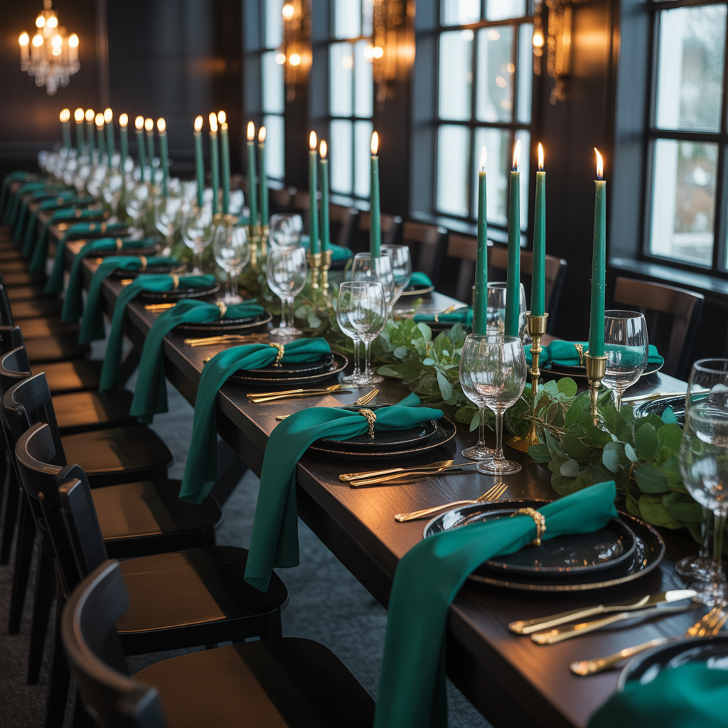 Black and Emerald