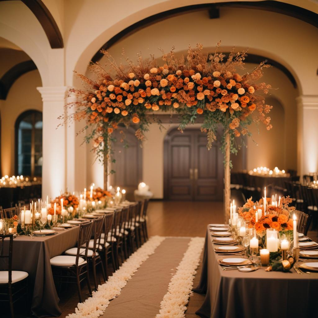 Chrysanthemums in Bronze Hues