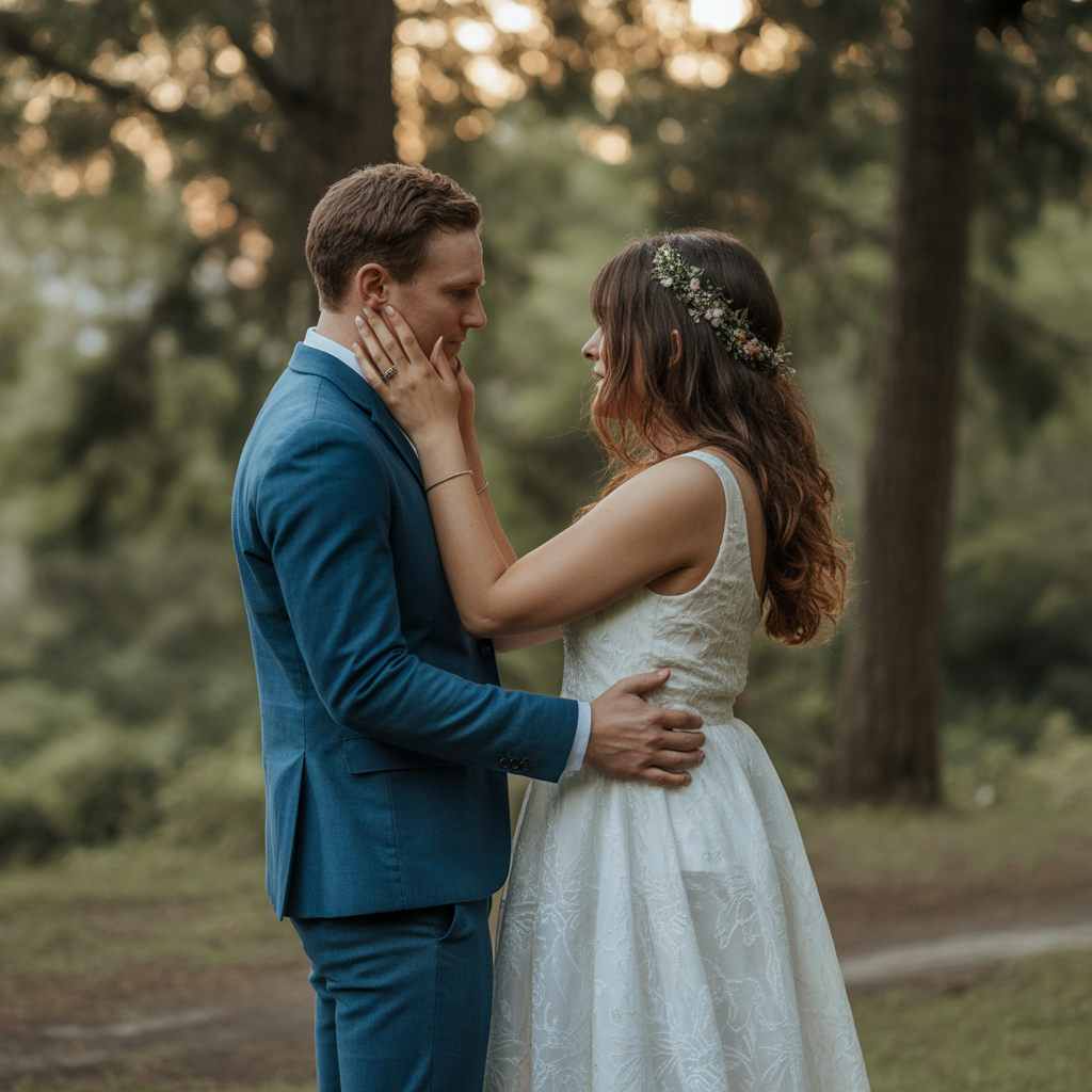 Forest Ceremony Magic Stunning Fall Outdoor Wedding Ideas