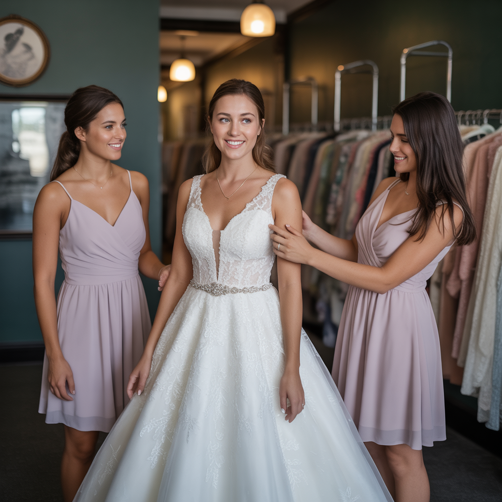 Helping with Dress Shopping