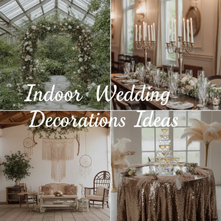 Indoor Wedding Decorations Ideas