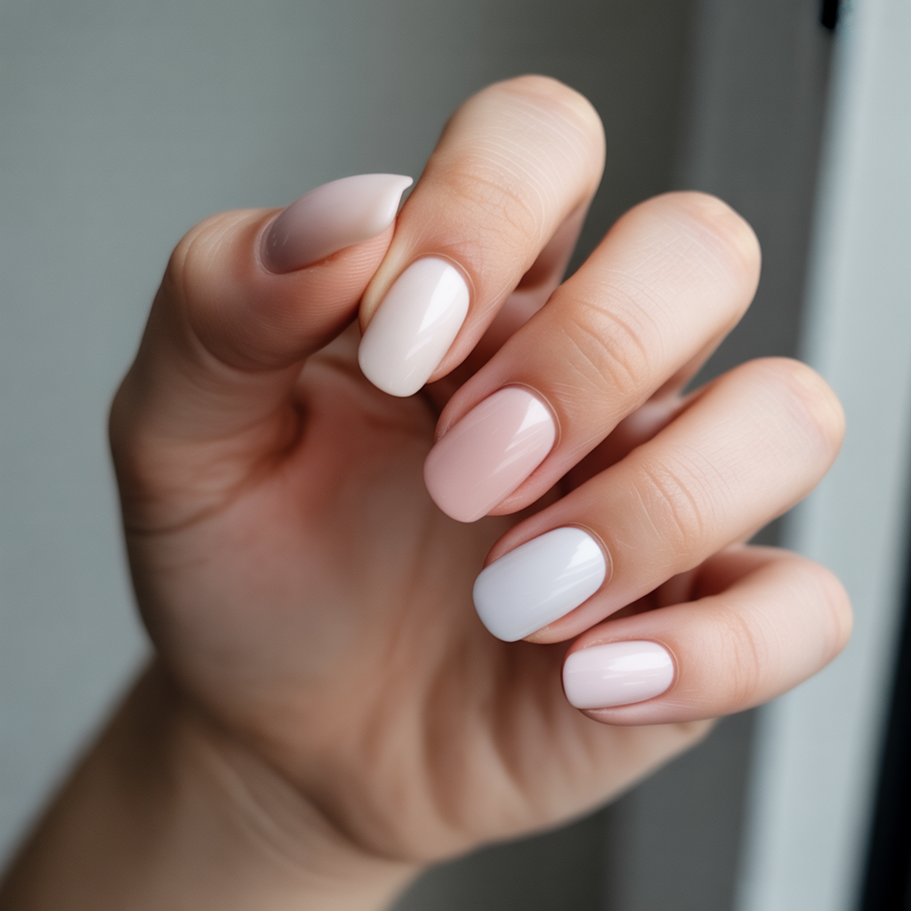 Matte Acrylic Wedding Nails