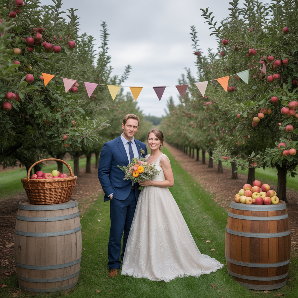Orchard Wedding Bliss