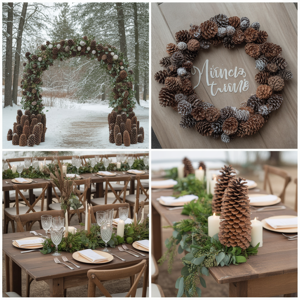 Pinecones for Rustic Warmth