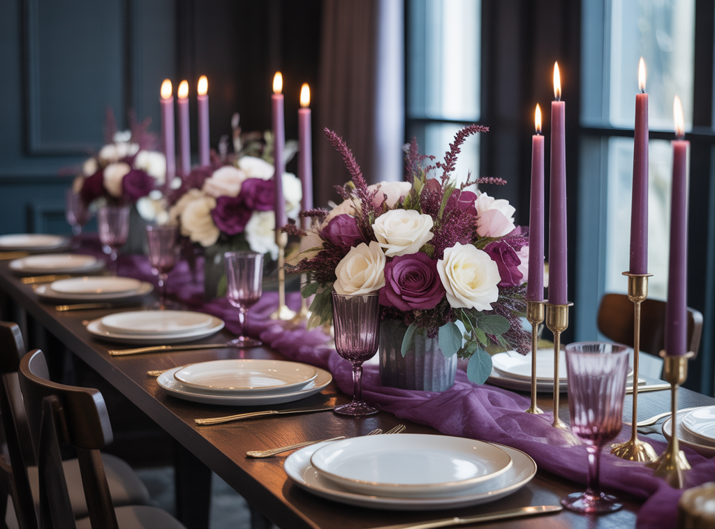 Plum and Ivory