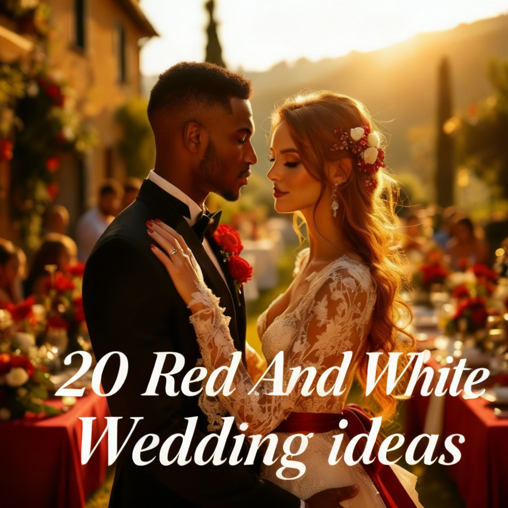 Red And White Wedding
