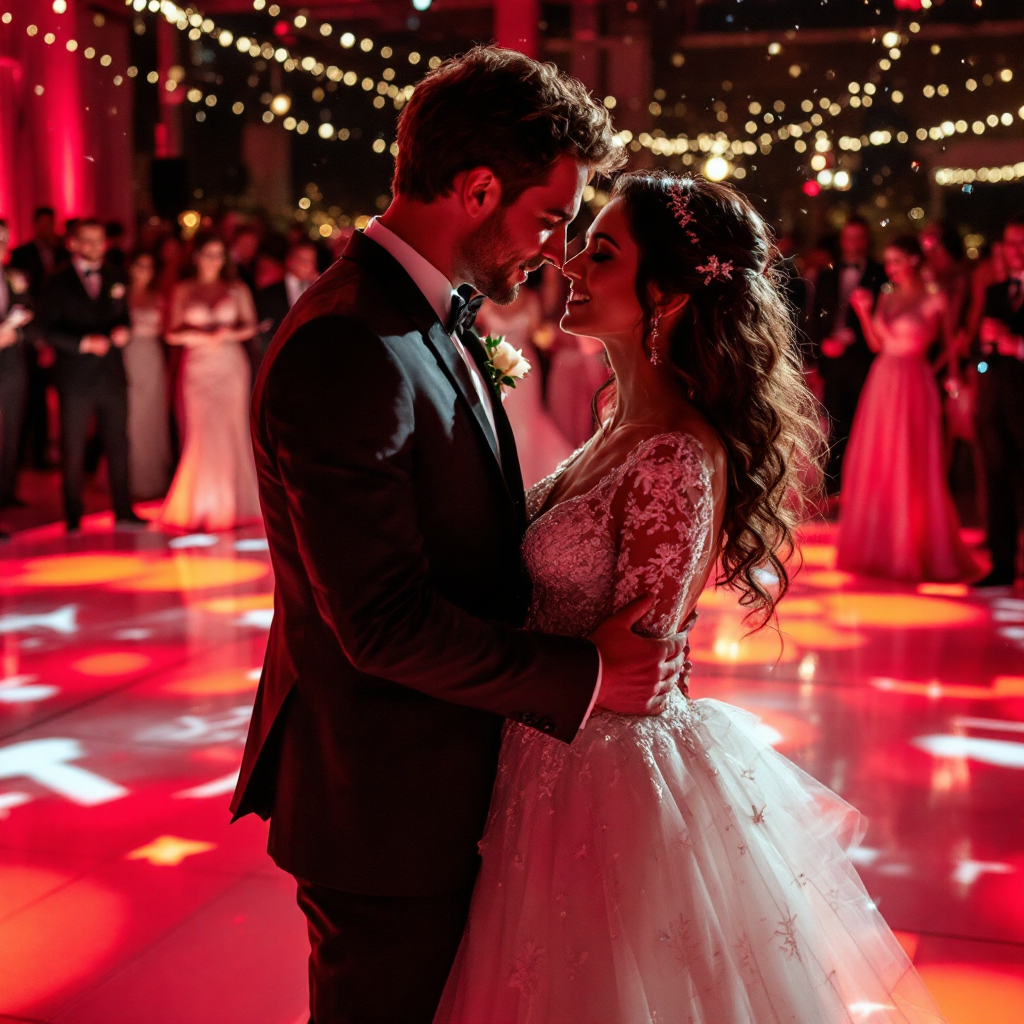 20 Elegant Red and White Wedding Inspiration for Your Big Day 20 Red and White Wedding Dance Floor and Entertainment