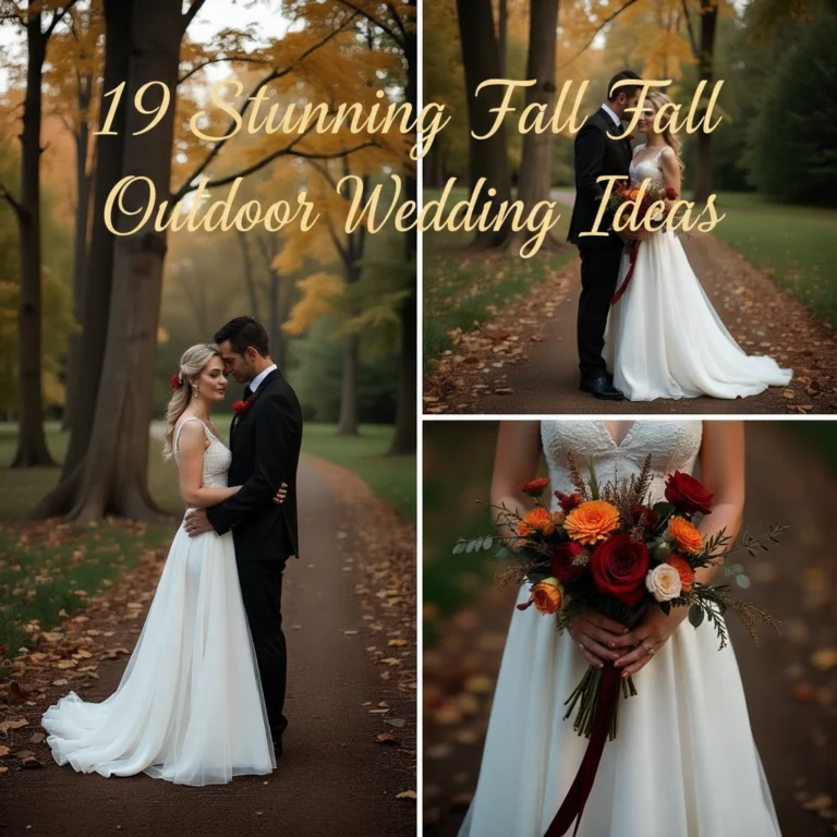 Stunning Fall Outdoor Wedding Ideas