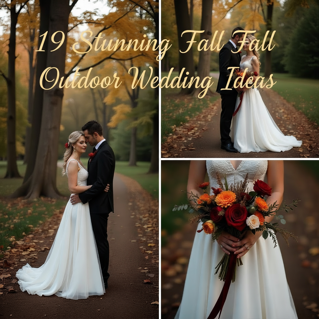 Stunning Fall Outdoor Wedding Ideas
