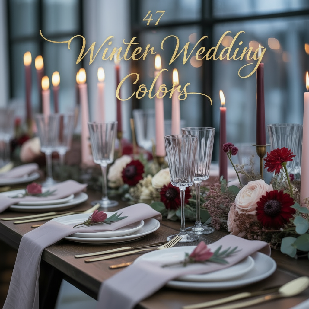Winter Wedding Colors