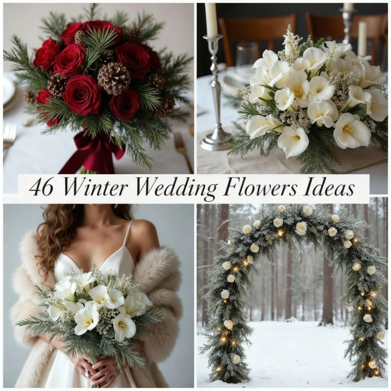 Winter Wedding Flowers Ideas