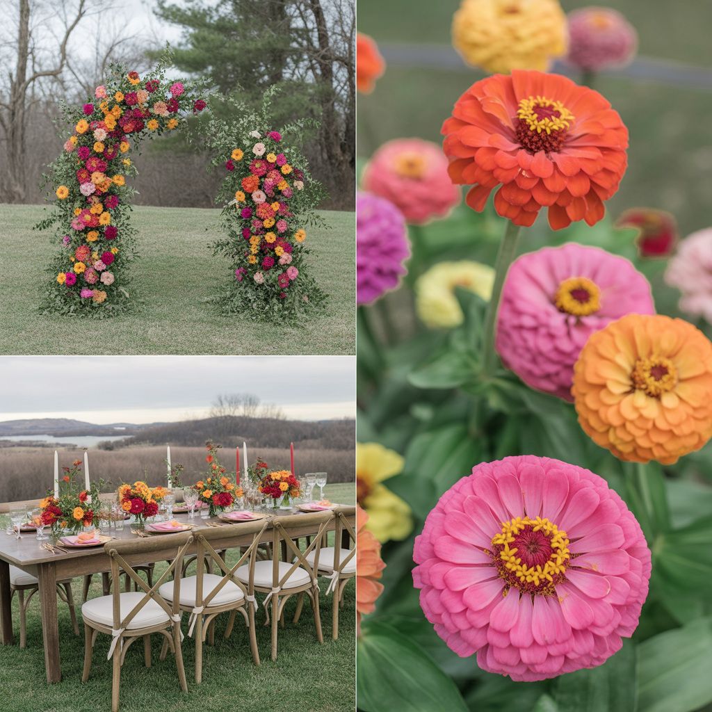 Zinnias for Playful Pops
