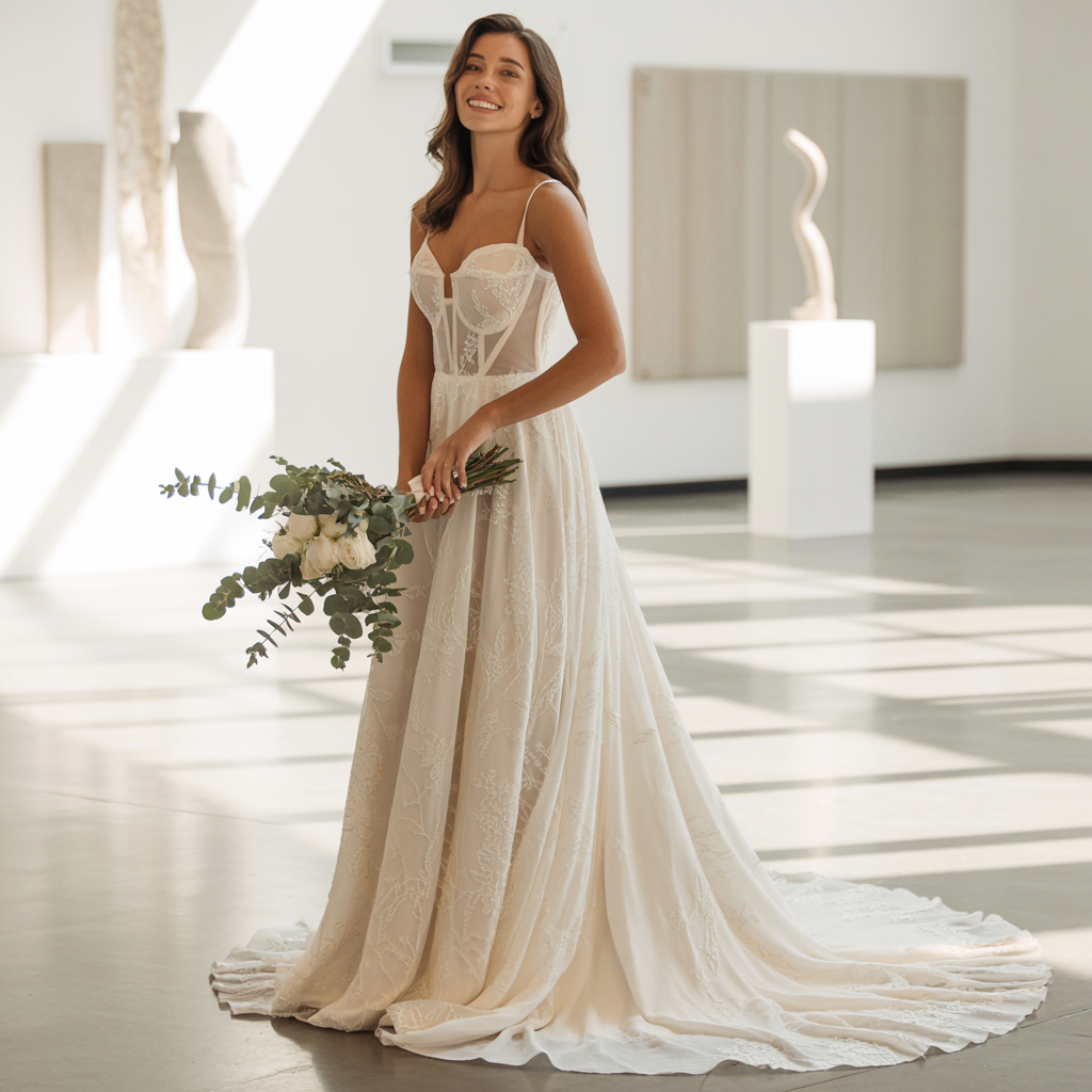 aesthetic wedding dress ideas