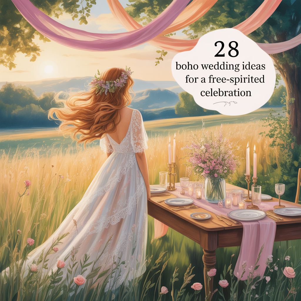 28 Boho Wedding Ideas for Rustic Charm and Free Spirit 25 boho wedding ideas