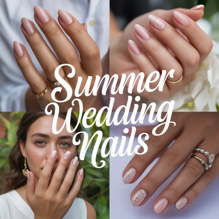summer wedding nails
