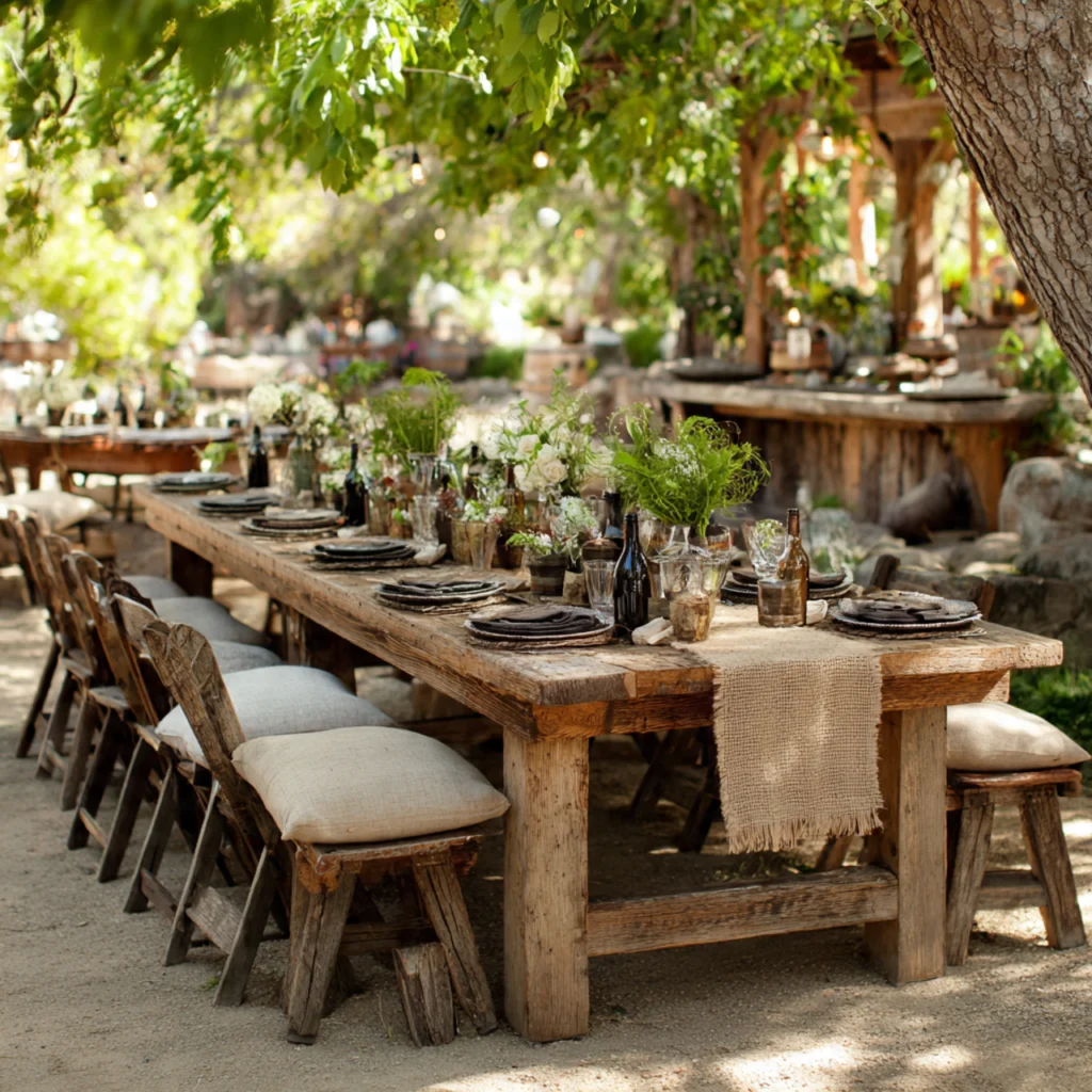 Add Rustic Furniture and Decor