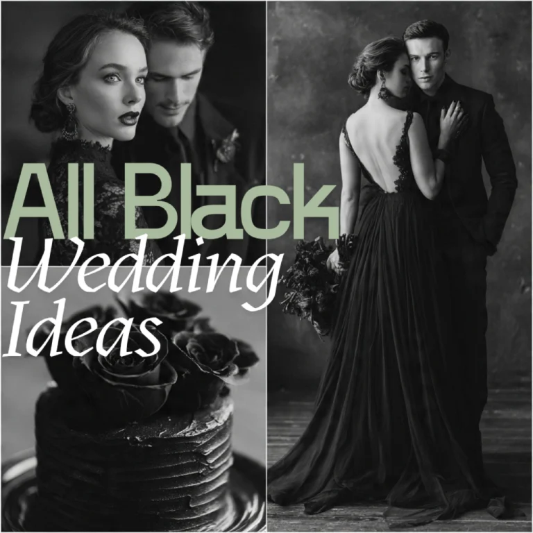 All Black Wedding Ideas
