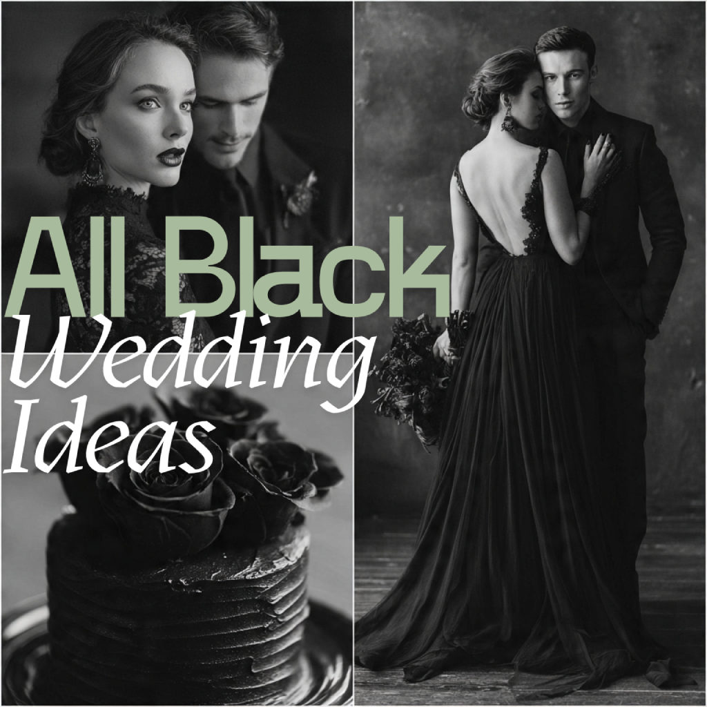 20 All Black Wedding Ideas for a Modern Luxury Ceremony 10 All Black Wedding Ideas