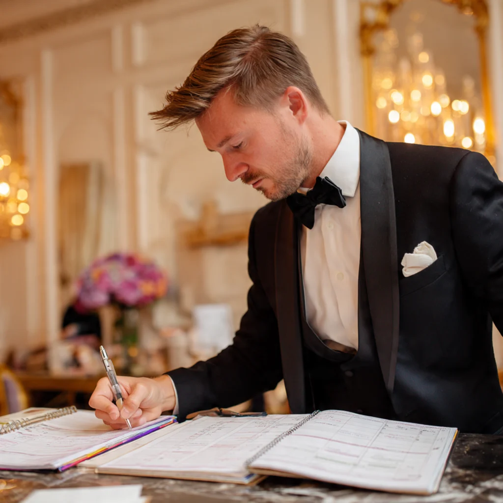 Assisting with the Wedding Timeline