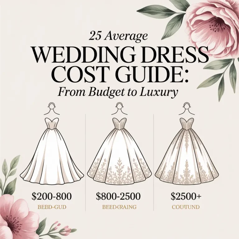 Average Wedding Dress Cost: