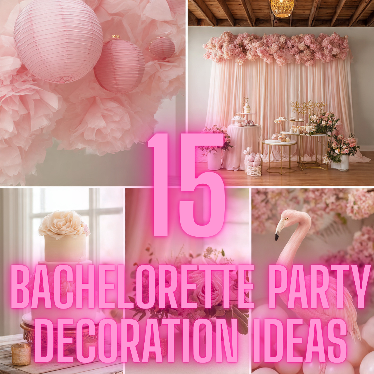 15 Glamorous & Fun Bachelorette Party Decoration Ideas You’ll Love 4 Bachelorette Party Decoration Ideas