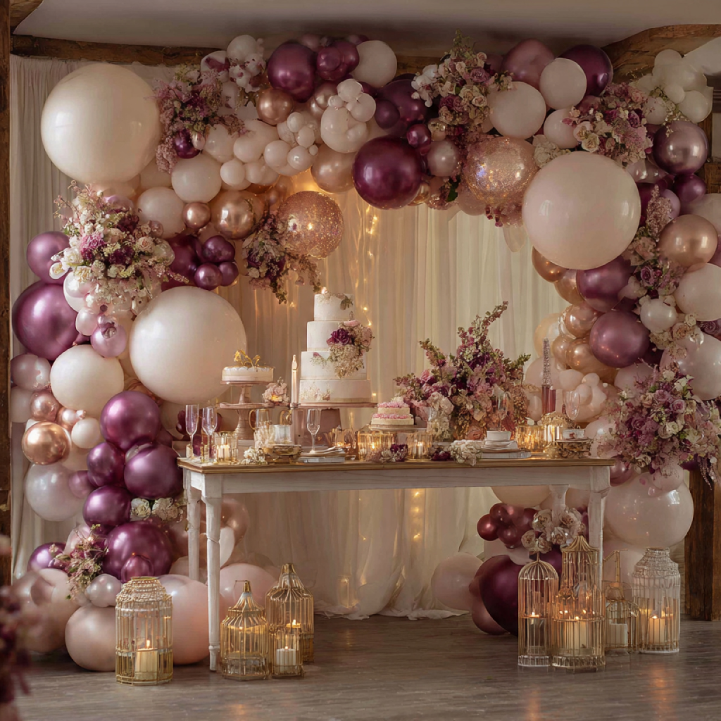 Balloon Garland Glamour