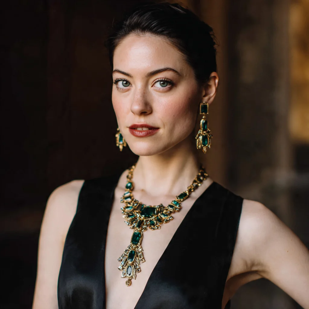 20 Stylish Guide on What to Wear to a Fall Wedding 67 Bold Statement Jewelry