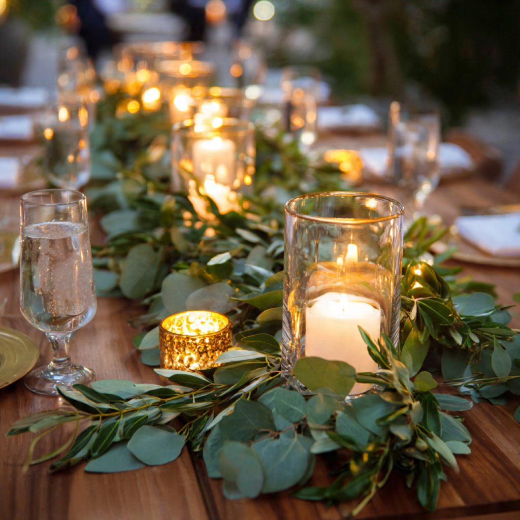 Candlelight and Greenery Glow
