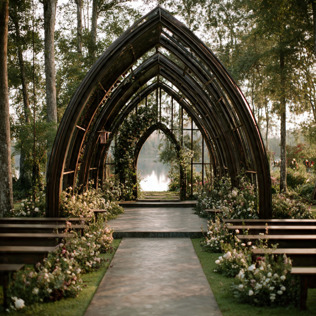Cathedral-Inspired Arched Tunnel